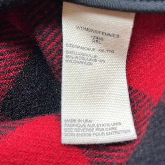 WOOLRICH Vintage Wool Popover Hooded Poncho - Picture 9 of 9